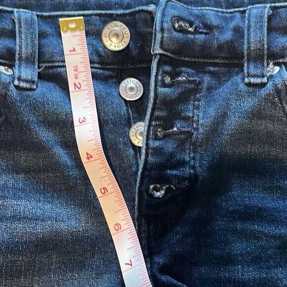 American Eagle Outfitters The Dream Short Midi ladies size 6 Jean Shorts Button - Picture 10 of 12